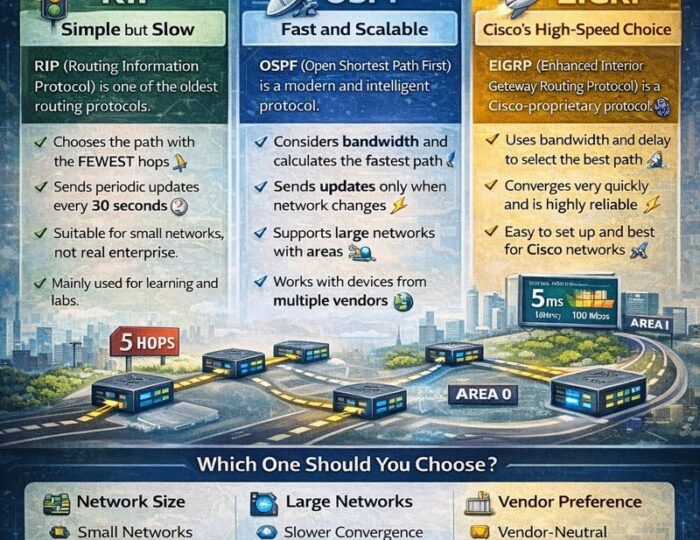 Blog - RIP vs OSPF v EIGRP